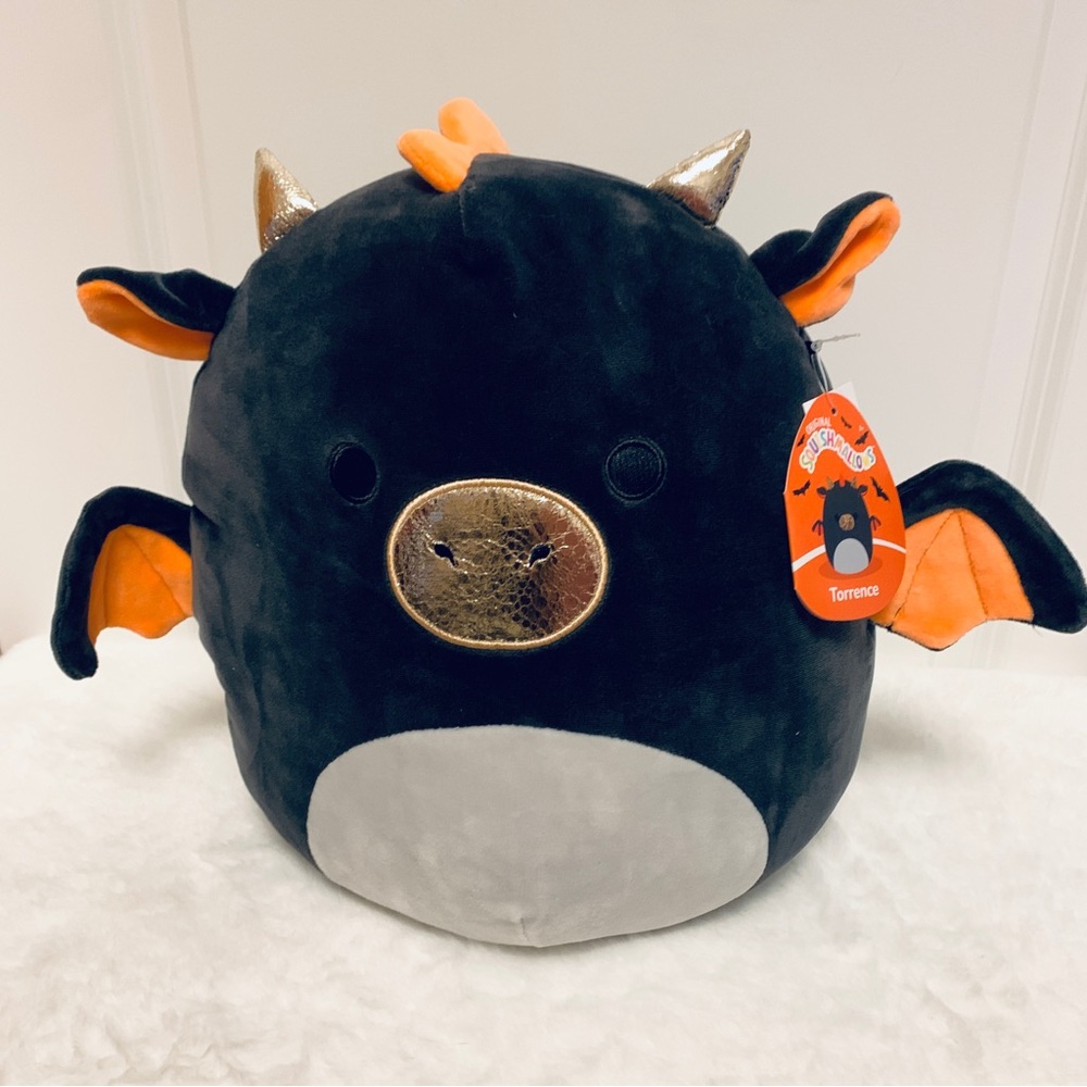 Squishmallow Torrence Black Dragon 🐉, Halloween 👻 🎃, 12” New